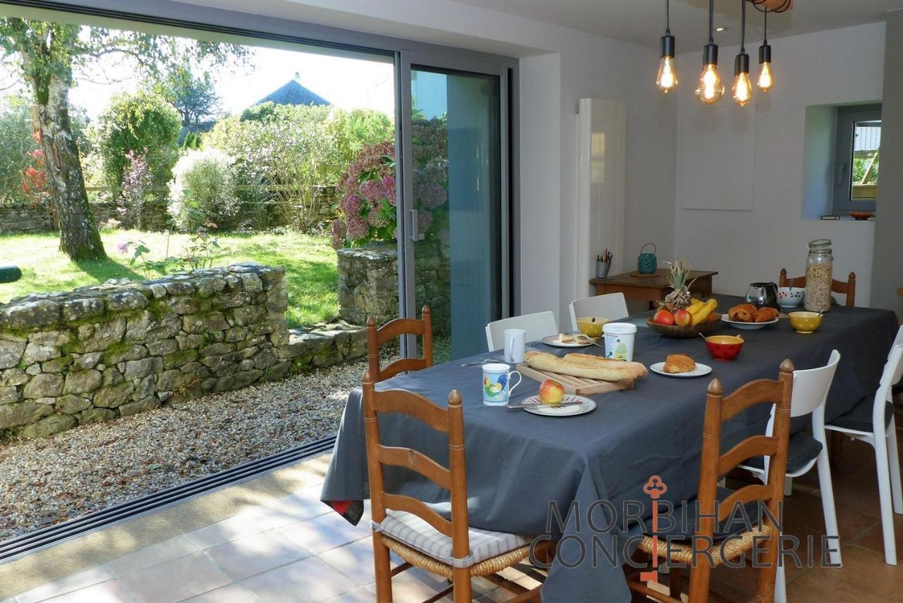 Belle Longere En Campagne A Larmor Baden Villa Ngoại thất bức ảnh