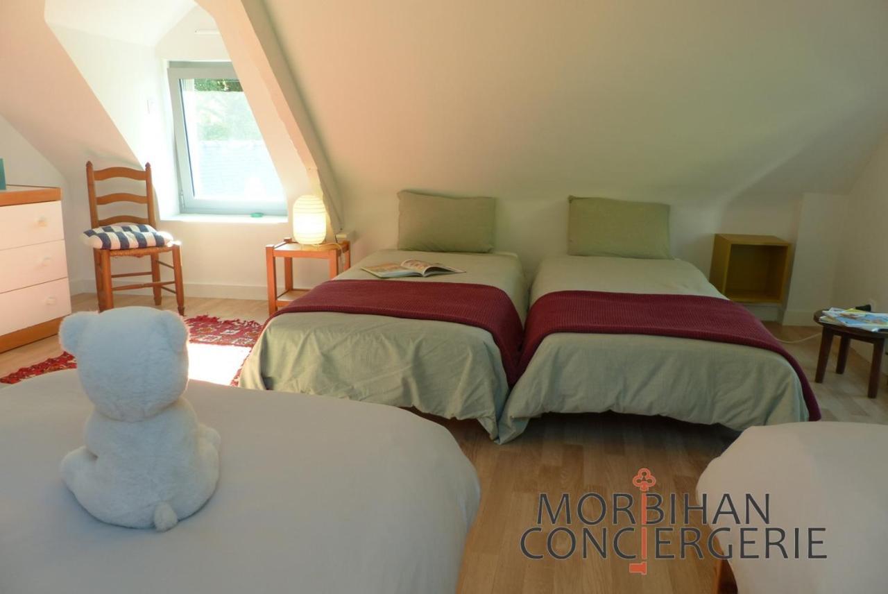 Belle Longere En Campagne A Larmor Baden Villa Ngoại thất bức ảnh