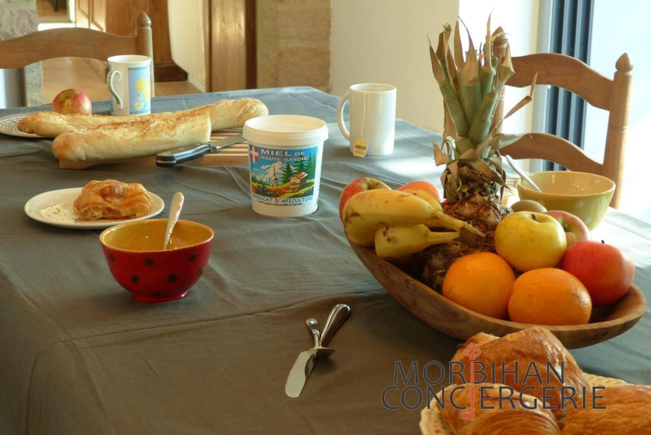 Belle Longere En Campagne A Larmor Baden Villa Ngoại thất bức ảnh