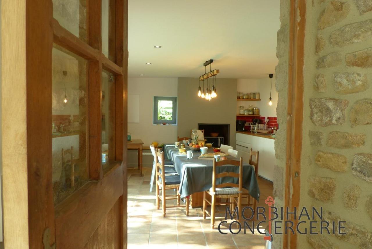 Belle Longere En Campagne A Larmor Baden Villa Ngoại thất bức ảnh