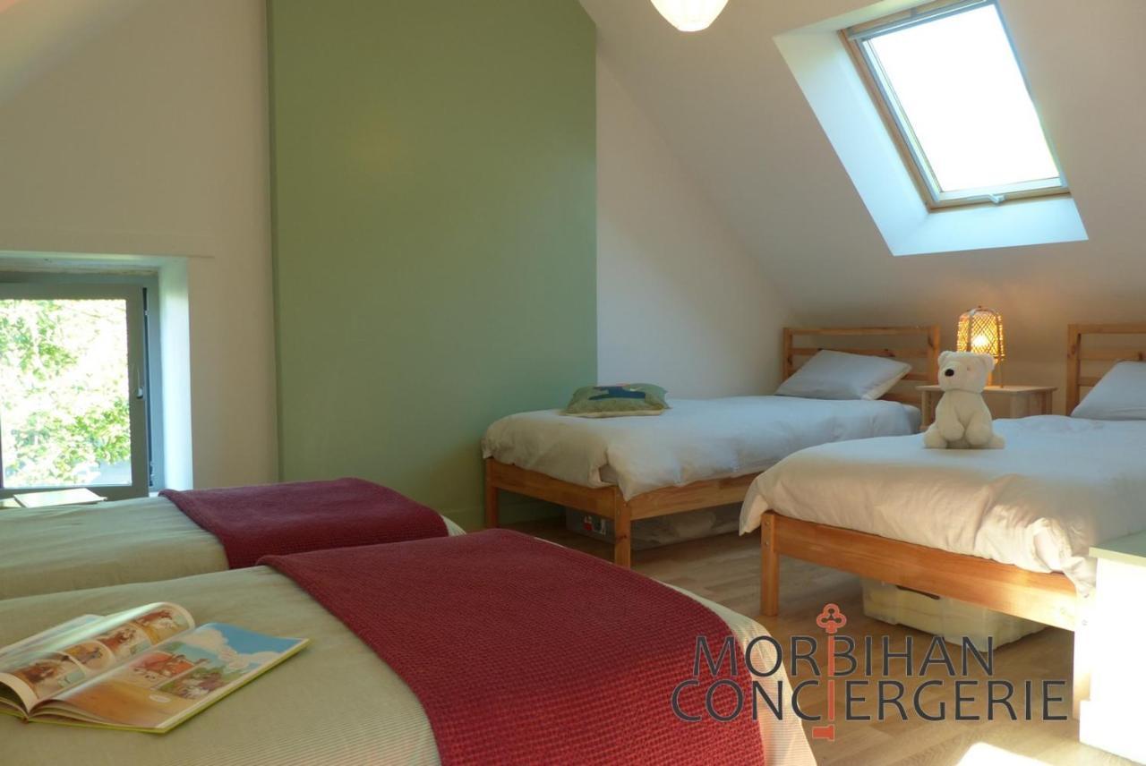 Belle Longere En Campagne A Larmor Baden Villa Ngoại thất bức ảnh