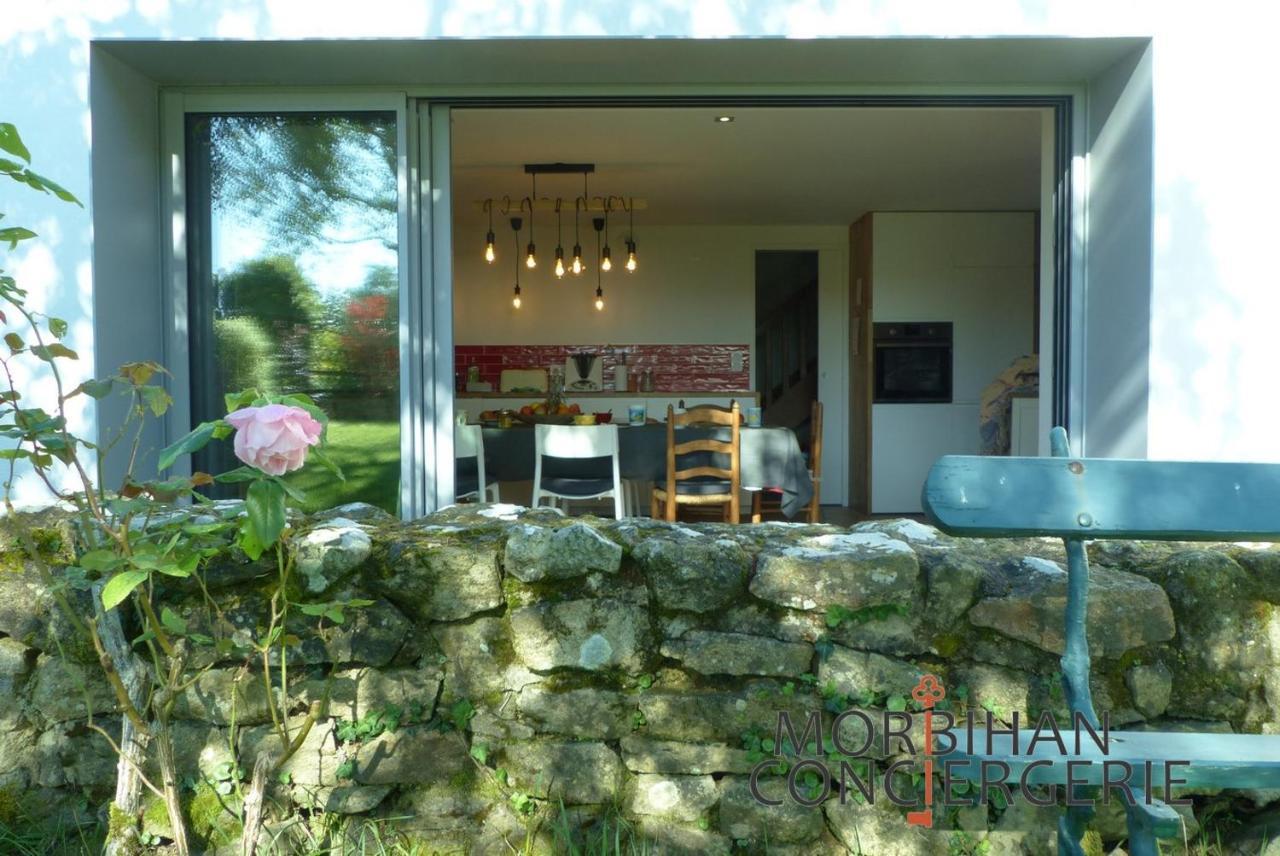 Belle Longere En Campagne A Larmor Baden Villa Ngoại thất bức ảnh